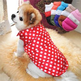 Dog Apparel Pet Clothes Puppy Outfit Vest Warm For Small Dogs Winter Windproof Pets Jacket Coat Accessories