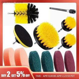 Cleaning Brushes 4/13pcs Disc Brush Electric Drill Brush Cleanin Brush Polishin and Polishin Set Cleanin Supplies L49
