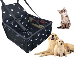 Foldable Oxford Cloth Pet Dog Car Seat Cover Portable Travel Dog Carrier Outdoor Safe Mesh Cat Car Seat Basket19229955187042