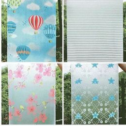 Window Stickers Stained Decorative Films Privacy Film On Glass Sticker Self-adhesive Frosted Toning Bathroom Office Home Decor 60 200cm