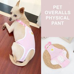 Dog Apparel Female Physical Pants Washable Overalls Jumpsuit Breathable Underwear Diaper Sanitary Panties Shorts Pet Clothes Shih Tzu