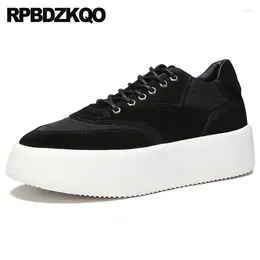Casual Shoes Suede Flats Walking Skate Creepers Large Size 11 Sneakers Luxury Fashion Men Sport Trainers Lightweight Platform