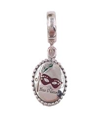 Andy Jewel Authentic 925 Sterling Silver Beads New Orleans Dangle Charm Mixed Enamel Charms Fits European Style Jewellery Bracelets & Necklace9236387