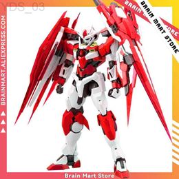 Action Toy Figures DABAN 6622 Red 00Q GN 1/100 MG Assemble Model Action Figures Robot Toys YQ240415