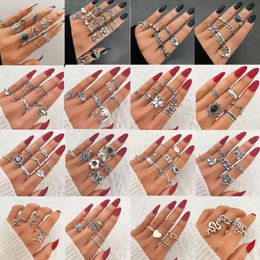 Han Jewellery World Joint Ring Exaggerated Combination Set 16 Rings