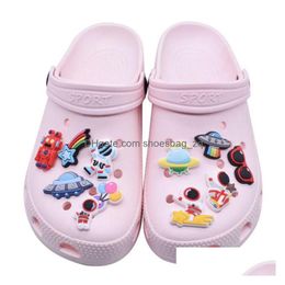 Cartoon Accessories Wholesale Clog Charms Custom Diy Shoe Clog Pvc Soft Shoes Decoration Drop Delivery Baby Kids Maternity Products Dhbes