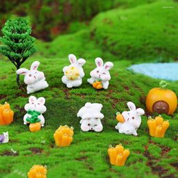 Decorative Figurines Playing Figurine Fairy Garden Miniature Accessories Room Bonsai Ornament Terrarium/Cake Decor Kids Toy Gift DIY