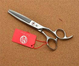 522 60039039 Brand Purple Dragon Professional Hairdressing Scissors JP 440C Barber039s quotWquot Shape Teeth Thinni5449813