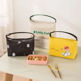 Storage Bags Lunch Box Bag Large Capacity School Office Fruit Snack Picnic Camping Thermal Sandwich Kitchen