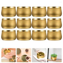 Storage Bottles Belly Jar Metal Tin Handmade Tins Crafts Container Gift Boxes Travel Containers Candles