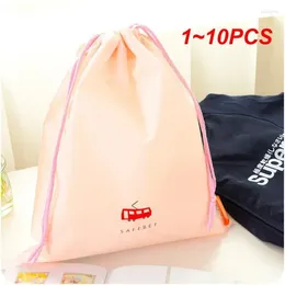 Storage Bags 1-10PCS Cartoon Drawstring Pouch Travel Bag Portable Clothes Clothing Finishing Luggage Waterproof Shoe