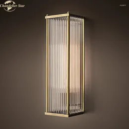 Wall Lamps Modern Vintage Crystal Lamp For Living Room Bedroom Bathroom Kitchen Corridor Decor Nordic LED Lustres Indoor Lights