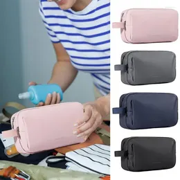 Storage Bags Waterproof Cosmetic Eye Contact Case Fashion Women Glasses Bag Protective Travel Makeup Flat Toiletry For