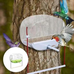 Other Bird Supplies Feeder For Window Clear Feeders With Suction Cups Gift Mount
