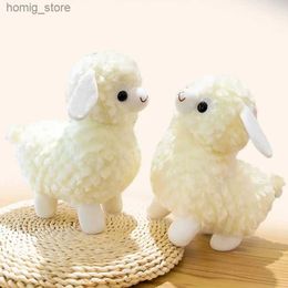 Plush Dolls Plush Toy White Sheep Lamb Cute Kawaii Animal Dolls Girl Stuffed Soft Doll Cushion Sofa Pillow Gifts Christmas Birthday Gift Y240415