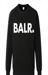 Men Clothing BALR Letters Printed Casual Pullover Without Hood Mens Solid Colours Tops Long Sleeve Sweatshirts 2159669