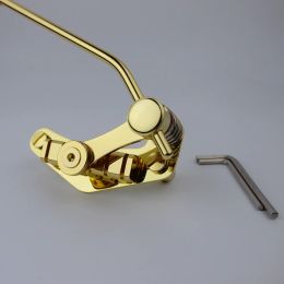Cables TuneOMatic Style Electric Guitar Bridge Stop Bar Tailpiece Tremolo for LP SG Guitars Gold