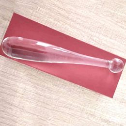 Adult Masturbators G Spot Stimulator 210*33mm Glass Dildo Anal Plug sexy Erotic Toys For Woman Dilator Long Penis Buttplug