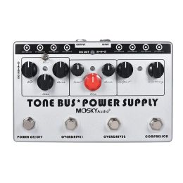 Cables MOSKY TONE BUS+POWER SUPPLY lectric Guitar Combined Effect Compressor Tube Overdrive Ultimate Overdrive 8 Isolated DC 9V