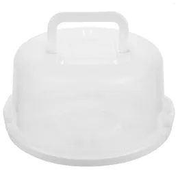 Plates Portable Cake Box Plastic Bread Container Keeper Storage Airtight Homemade Containers Sealed