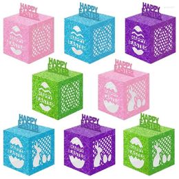 Gift Wrap Easter Treat Boxes Candy Box Hollow Colour Egg Goodies Organiser Carnival DIY