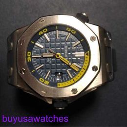 AP Wrist Watch Montre Royal Oak 15710 Blue-faced Automatic Mechanical Men's Watch 42mm Diameter Precision Steel Date Display With Warranty Card