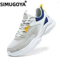 Casual Shoes SIMUGOYA Brand Men Fashion Men's Running Sneakers Mesh Breathable Dad Male Footwear Sports Zapatos