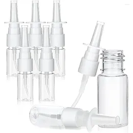 Storage Bottles 50PCS 5/10/20/30/50ML Empty Plastic Nasal Spray Pump Sprayer Mist Nose Refillable Bottling For Packaging