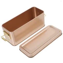 Storage Bottles Tinplate Biscuit Box Favor Boxes Containers Sweets Gift Metal Tea Jars For Loose