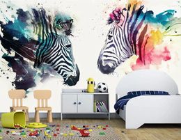 Wallpapers Hand Painted Animal Wallpaper For Walls 3 D Bar Coffee Shop KTV Po Decorative Backdrop