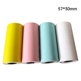 Window Stickers 4 Pcs/set Square Portable Roll Printing Paper Bill Receipt Colourful Self Adhesive Gift Po Paste Supermarket Thermal Sticker