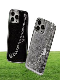 Designer Leaether Phone Cases iPhone 14 13 12 11 Pro Max 14promax 13promax 14pro 14ps 13pro 12pro xury Brand Chain Strap Purse4461295