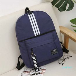 Student Backpack Korean Edition Fashion Trend Junior High School Backpack Couple Travel Book Bag