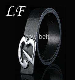 2019 New Quality Luxury Belts Mens Women Cow Leather Belt Brand Designer Belts for Men Belts Sliver Buckle9937063