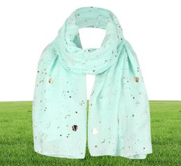 Scarves Daily Casual Sport Women Fashion Star Moon Foil PrinteScarf Wrap Silk Shawl Travel Lightweight Comfortable3236190