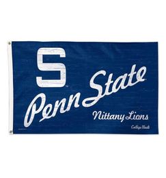 Penn State University Throwback Vintage 3x5 College Flag 3x5ft Outdoor or Indoor Club Digital printing Banner and Flags Whole3567343
