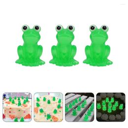 Garden Decorations 15 Pcs Cartoon Frog Tabletop Decor Lively Room Office Figurine Resin Mini Animal Frogs House Desktop