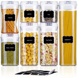 Kitchen Storage Wewdigi Food Containers Set Pantry Organisation And With Easy Lock Lids 7 Pcs