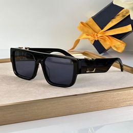 designer women luxury square sunglasses Acetate frame with metal logo Sleek Square Sunglasses UV Protection 100% Lunettes de soleil Designer 2062