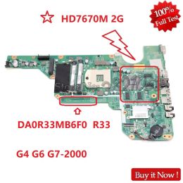 Motherboard 680569001 680570501 680570001 Laptop Motherboard For Hp pavilion g4 g42000 g6 g62000 g72000 DA0R33MB6F1 HD7670M Free CPU