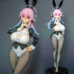 Action Toy Figures 31cm NSFW Sonico BiCute Bunnies Sexy Nude Girl Model PVC Anime Action Figure Adult Collection Toy Hentai Doll Gift Y240415