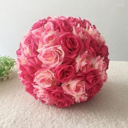 Decorative Flowers 30cm Diameter Good Quality Flower Ball Wedding Home Office Supermarket Decoration Store Background Artificial