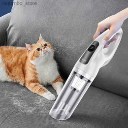 Cleaning Brushes Handheld Cat Hair Vacuum Cleaner Wireless Electric Pet Hair Absorber 120W Suitable for Do /Cat Hair Pet Cleanin Vacuum Cleaner L49