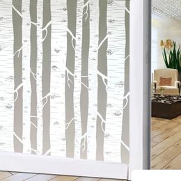 Window Stickers Home Decor Glass Film Frosted Stained Films Privacy Foil Self Adhesive 45 100cm