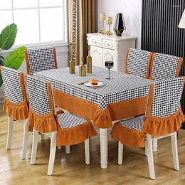 Table Cloth Luxury Lattice Tablecloth For Dining High Quality Chair Cover Home Wedding Party Restaurant Decor Dress