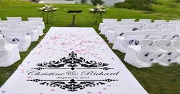 Personalized Wedding custom Wall Decals Wedding aisle Church floor Decor Wall Stickers Wedding Party Decoration Poster 737 2103086432572