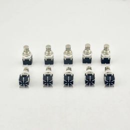 Cables New10 PCS DPDT Latching Stomp Foot Switch for Guitar Pedals Metal Stomp Box
