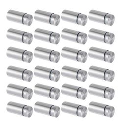 100 Packs Sign Standoff Screws Stainless Steel Wall Standoff Mounts Nail for Gl Artwork and Displays 12 x 1 Inch8040578