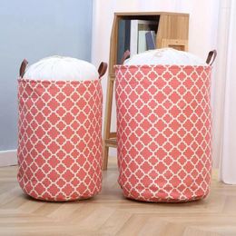 Laundry Bags Sundries Organiser Lightweight Basket Wide Mouth Store Practical Rhombus Pattern Dirty Clothes