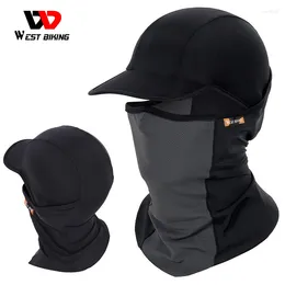 Cycling Caps WEST BIKING Summer Full Face Mask Hat Skin Cool Ice Silk Breathable UV Protection Sports Camping Hiking Bike Cap